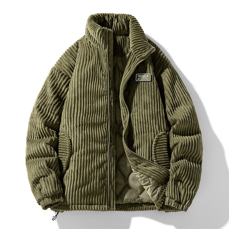 Retro winter-resistant coat