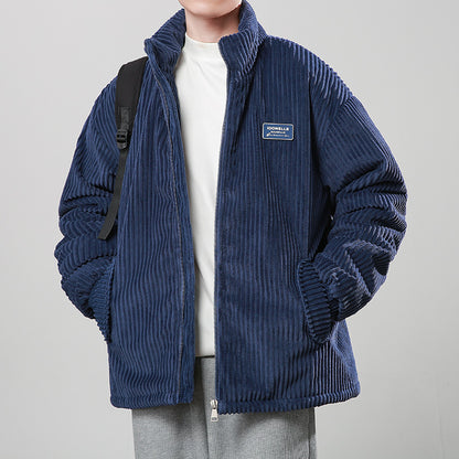 Retro winter-resistant coat