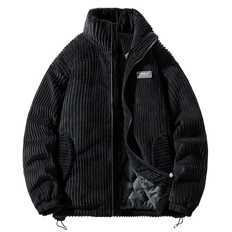 Retro winter-resistant coat