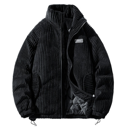Retro winter-resistant coat