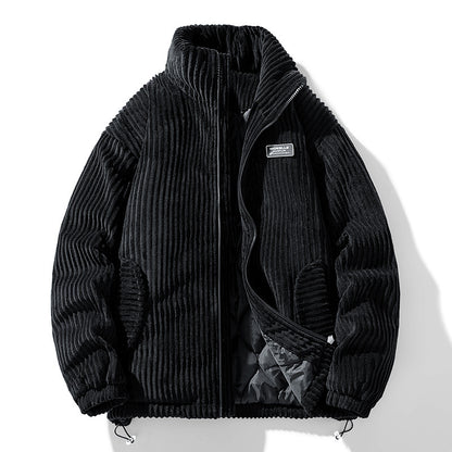 Retro winter-resistant coat