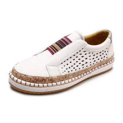 Retro Women Flat Slip On Shoes