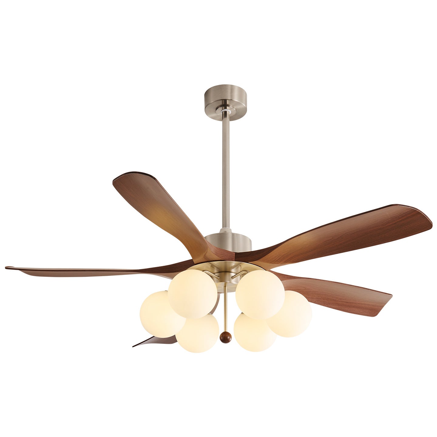 Retro wood grain home vintage style fan light