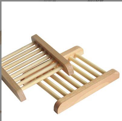 Retro Wooden Soap Holder Dish