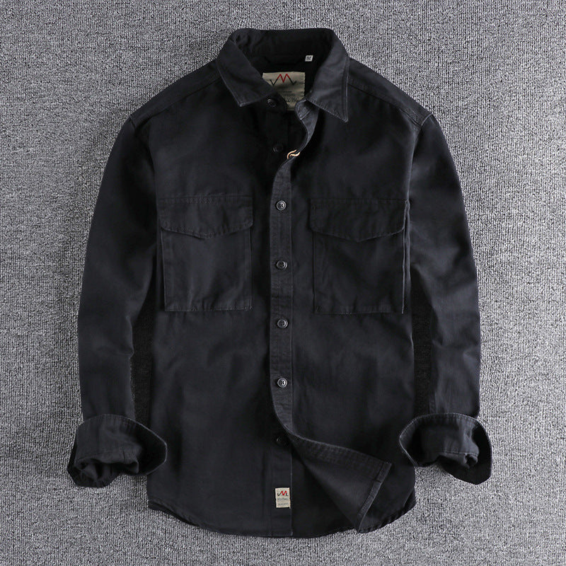Retro Work Shirt Men