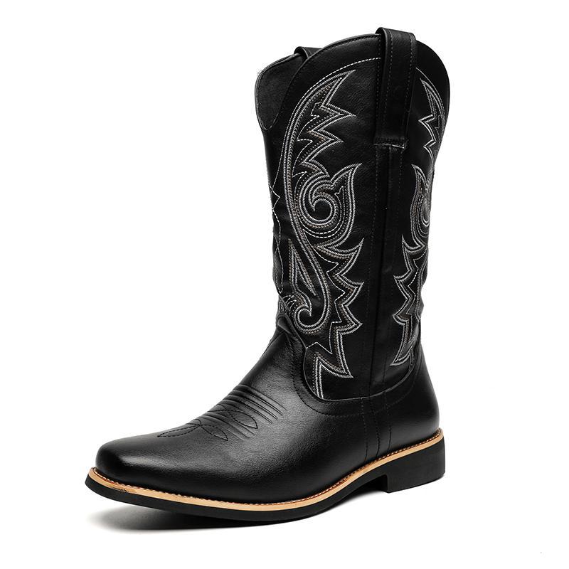 Retro workwear motorcycle boots