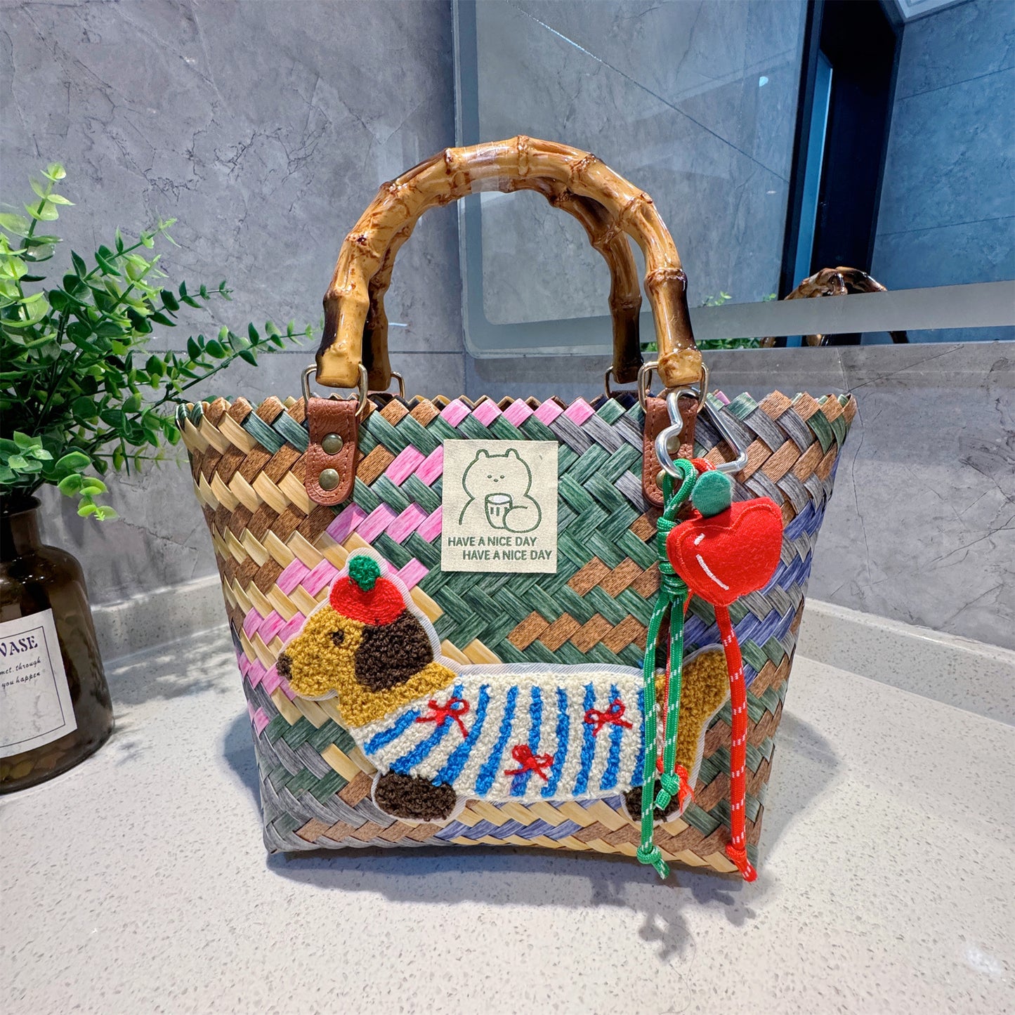 Retro Woven Bag