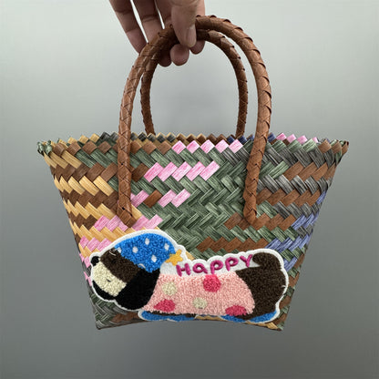 Retro Woven Bag