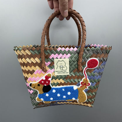 Retro Woven Bag
