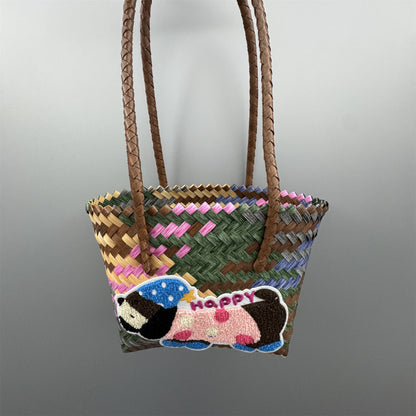 Retro Woven Bag