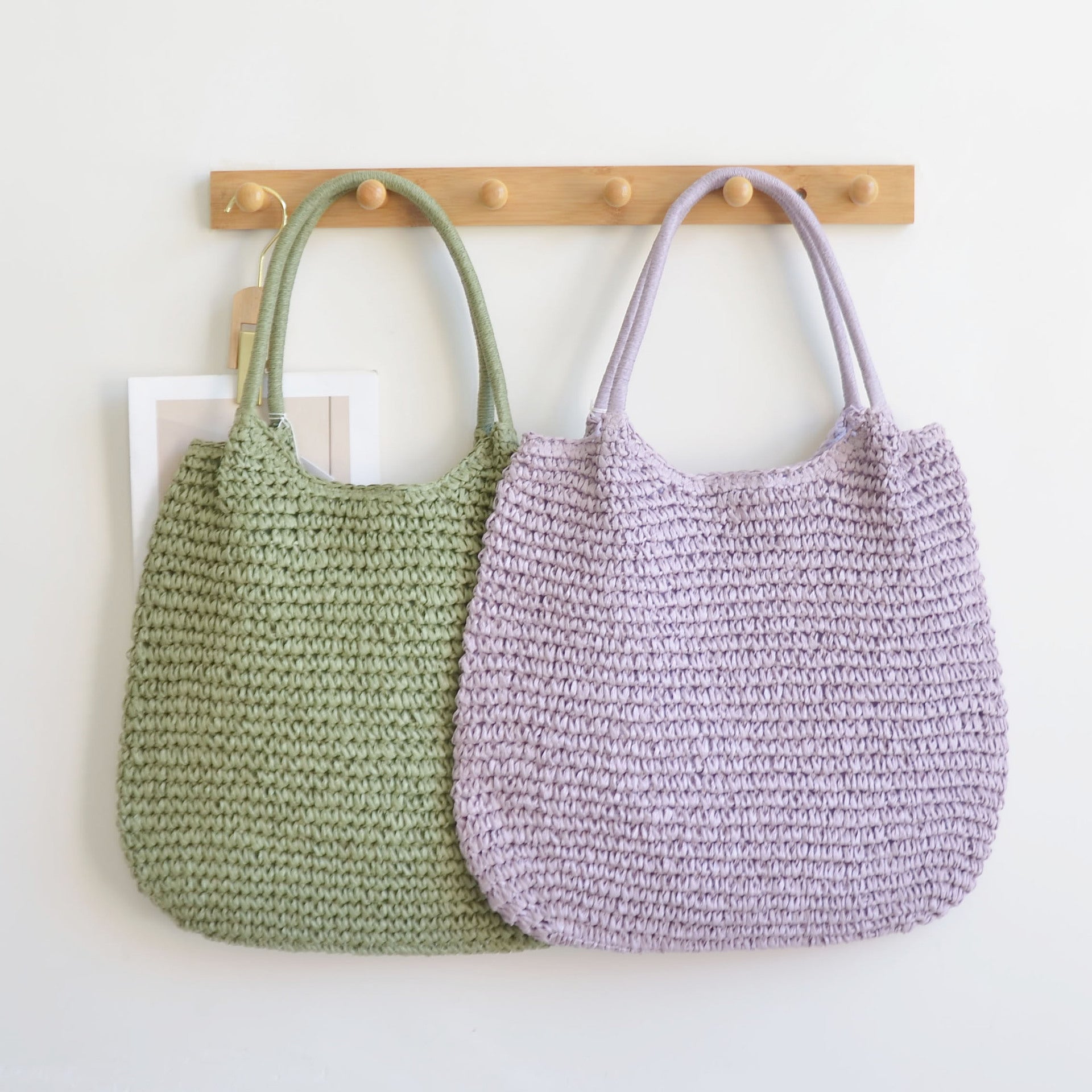 Retro Woven Straw Tote Bag