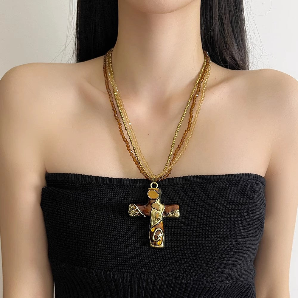 Retro Y2K Alloy Choker Necklace