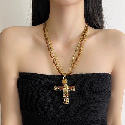 Retro Y2K Alloy Choker Necklace
