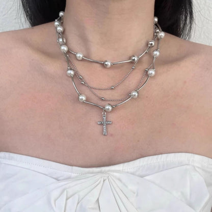 Retro Y2K Alloy Choker Necklace