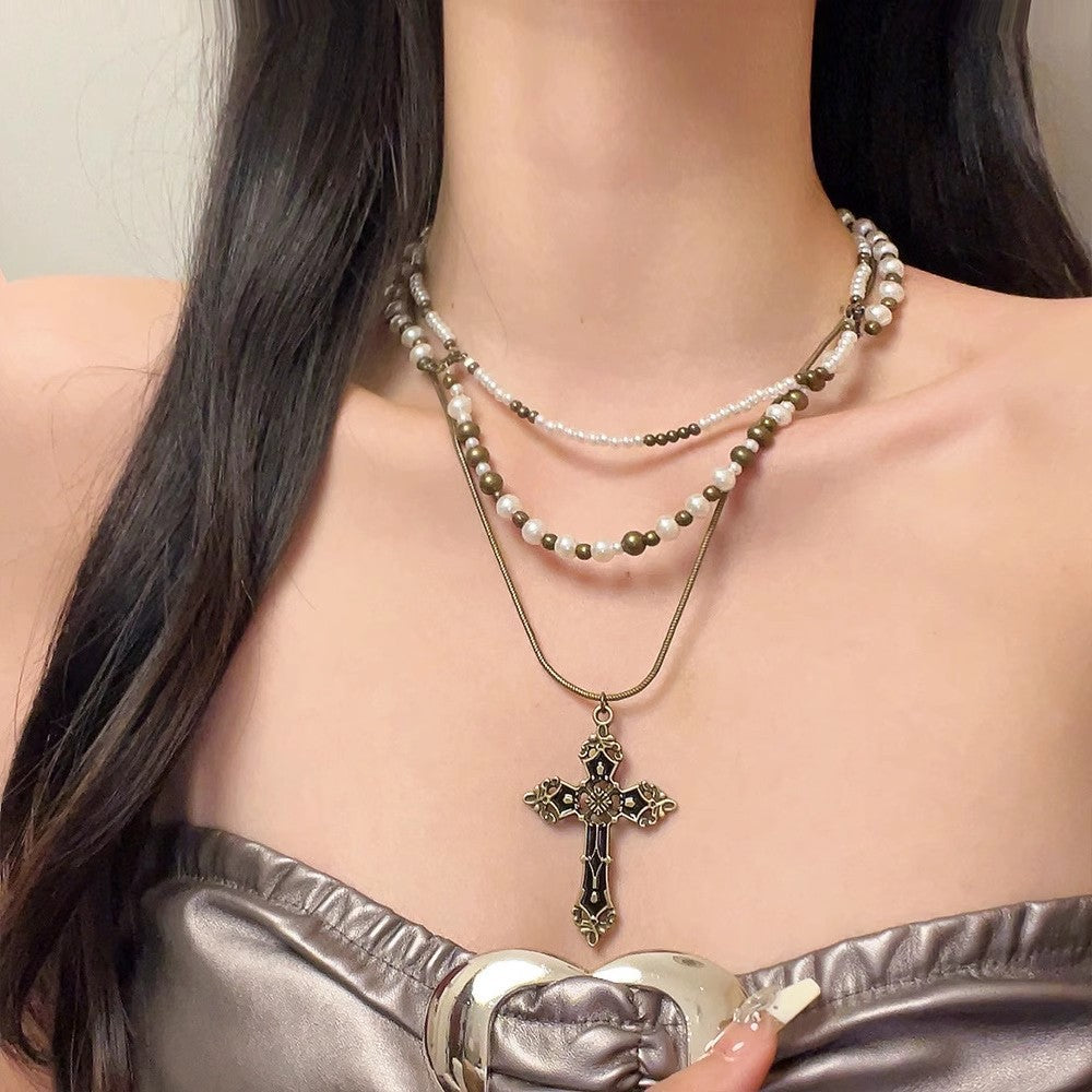Retro Y2K Alloy Choker Necklace