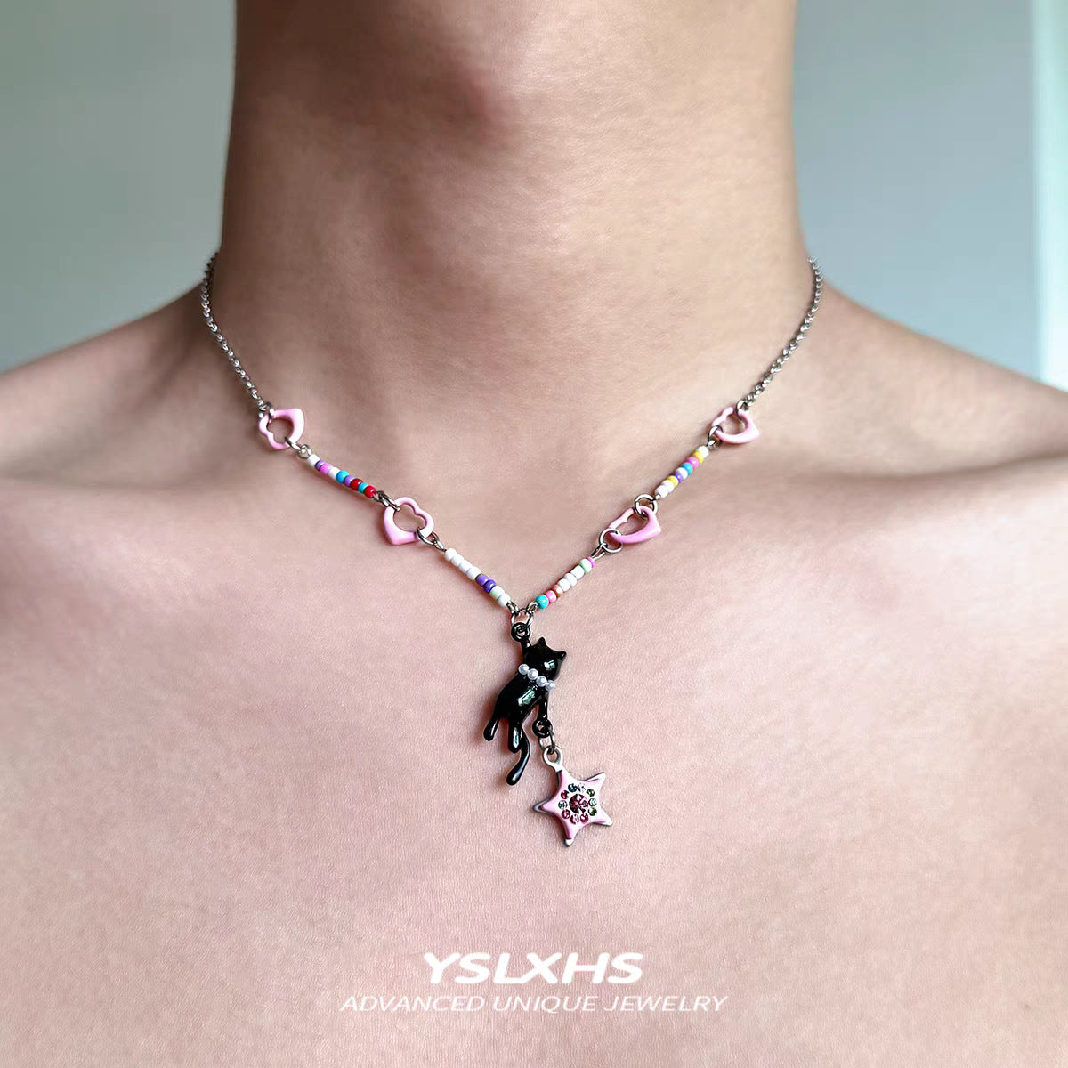 Retro Y2K Alloy Choker Necklace