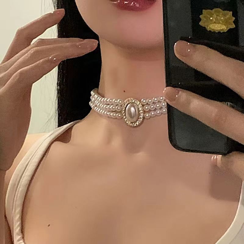 Retro Y2K Alloy Choker Necklace