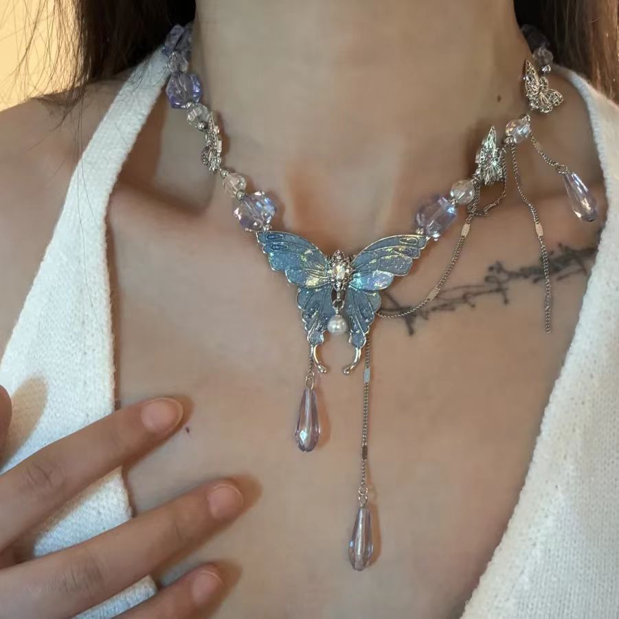 Retro Y2K Alloy Choker Necklace