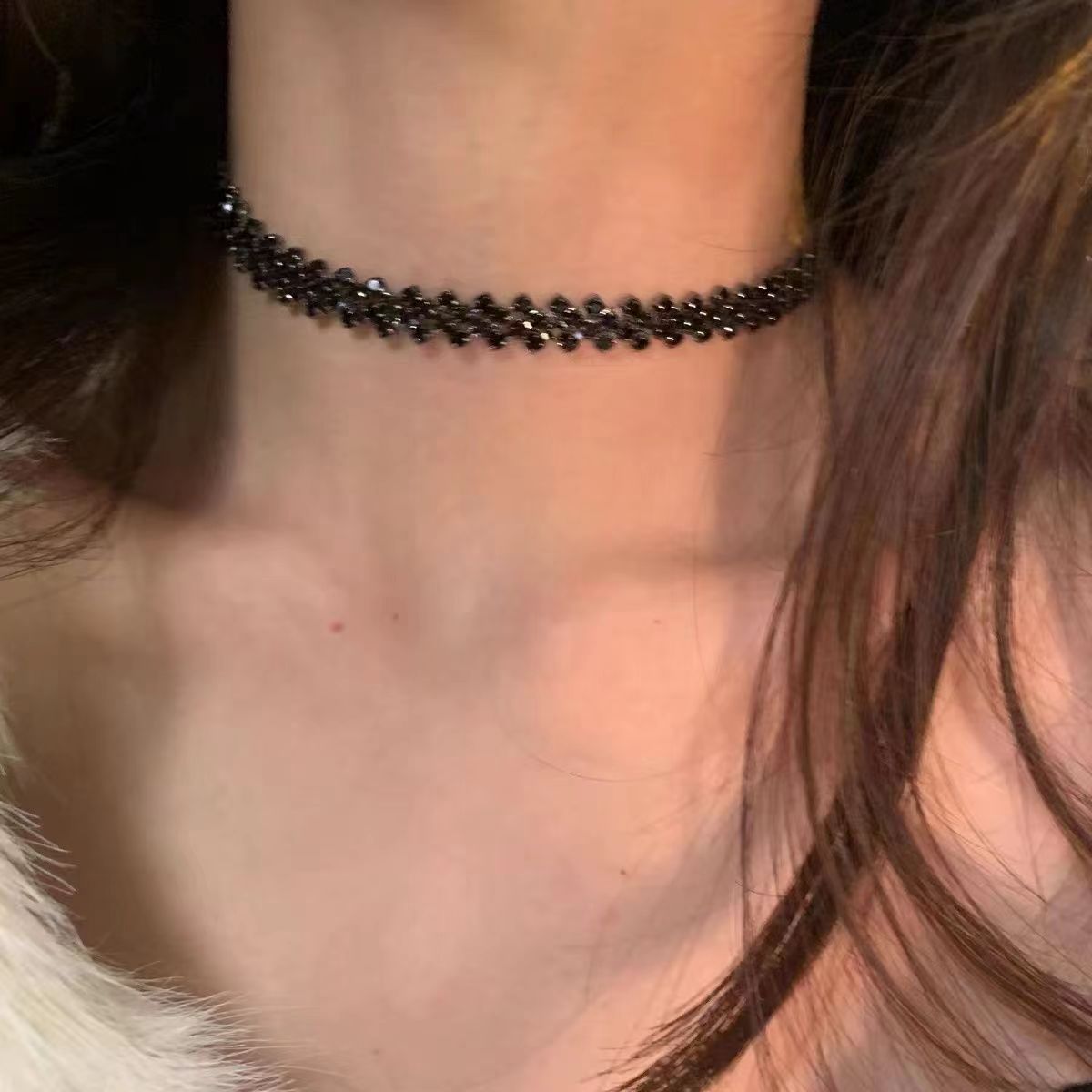 Retro Y2K Alloy Choker Necklace