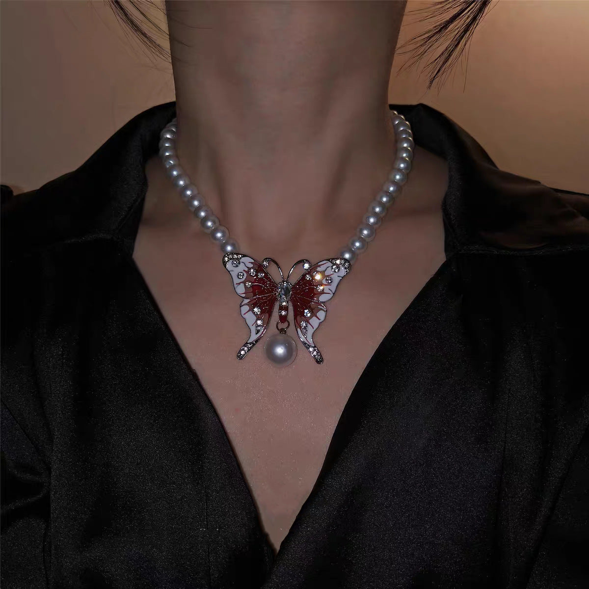Retro Y2K Alloy Choker Necklace