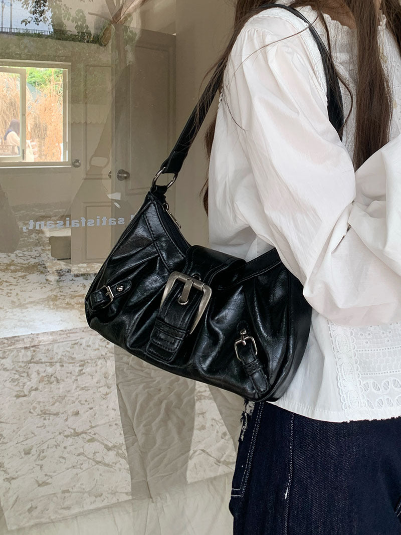 Retro Y2K Punk Style Underarm Shoulder Bag