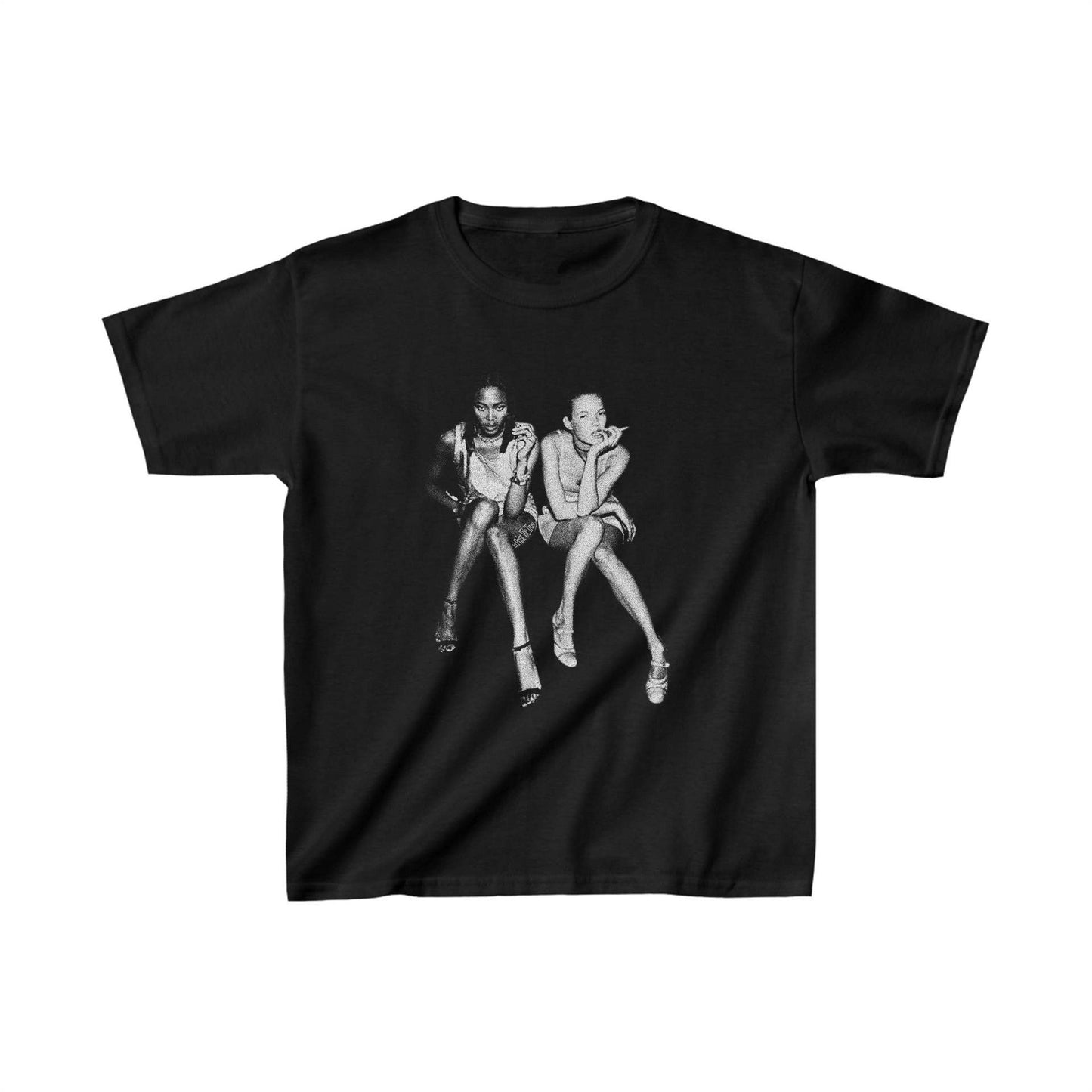 Retro Y2K Women's Short Sleeve Cropped T-Shirt