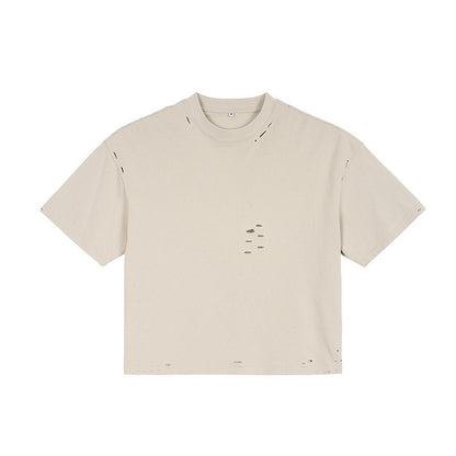 Retro Youth Pure Color Men's T-Shirt