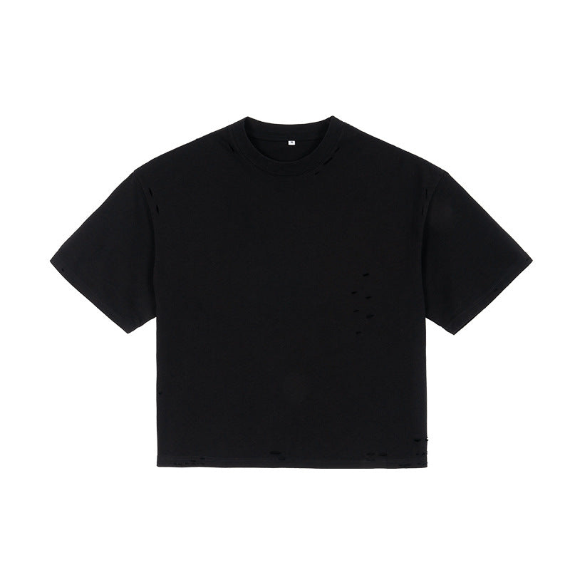 Retro Youth Pure Color Men's T-Shirt