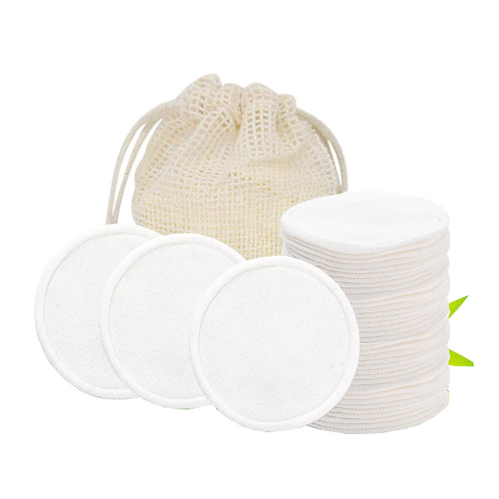 Reusable Bamboo Fiber Makeup Remover Pads