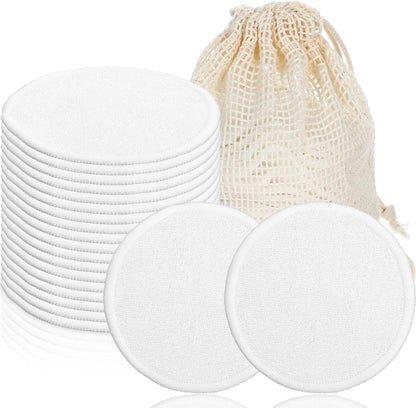 Reusable Bamboo Fiber Makeup Remover Pads