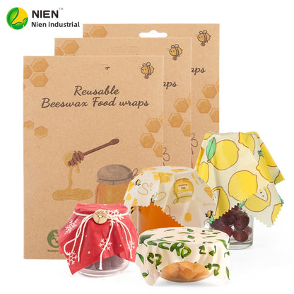 Reusable Beeswax Food Wrapping Cloth