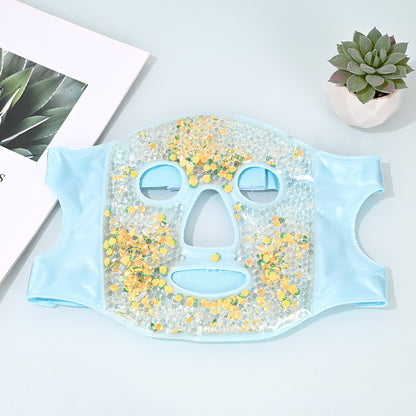 Reusable Cooling Face Mask with Ice Beads
