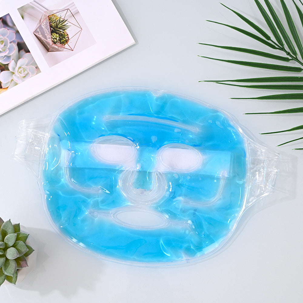 Reusable Cooling Face Mask with Ice Beads