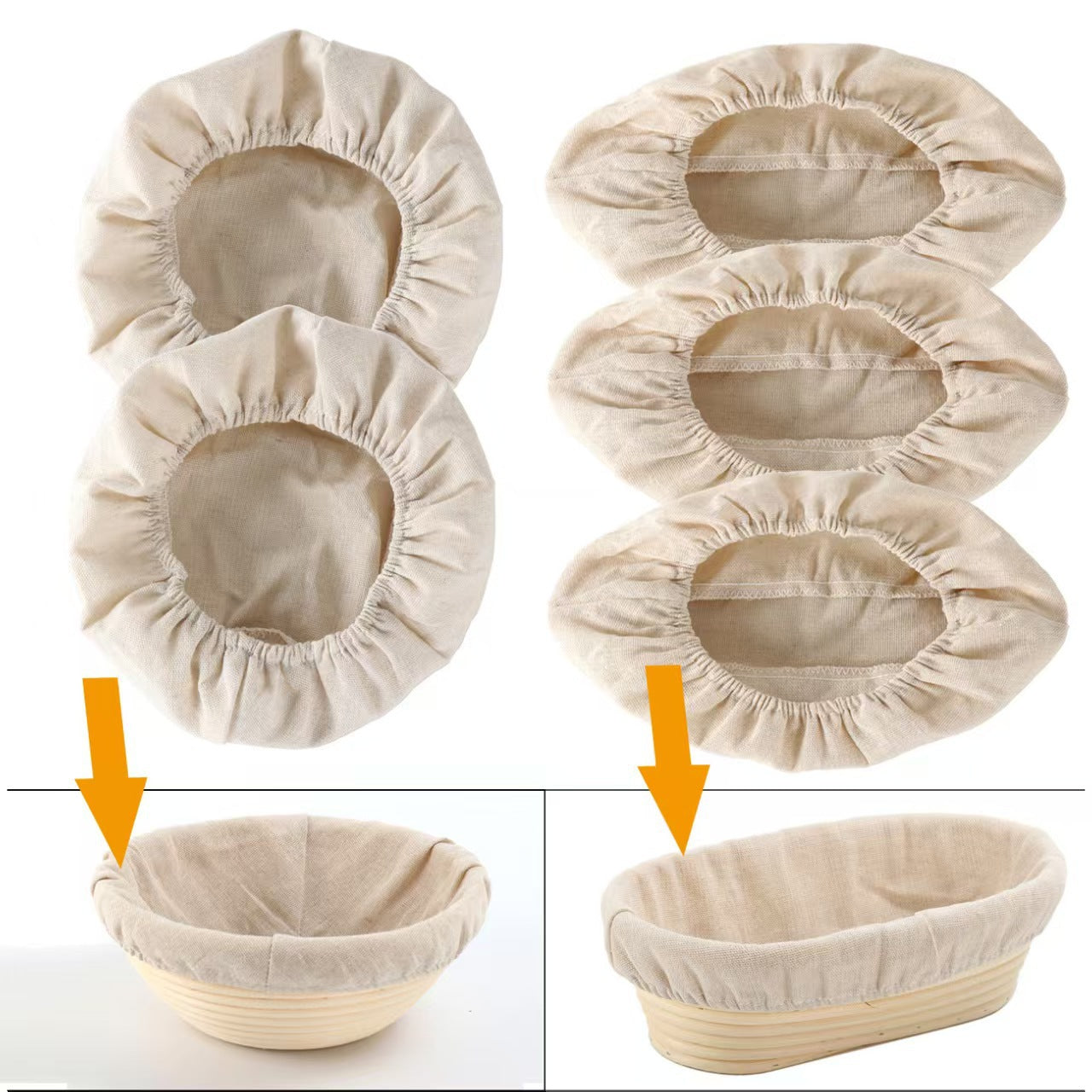 Reusable Cotton Fermentation Cover with Elastic Band