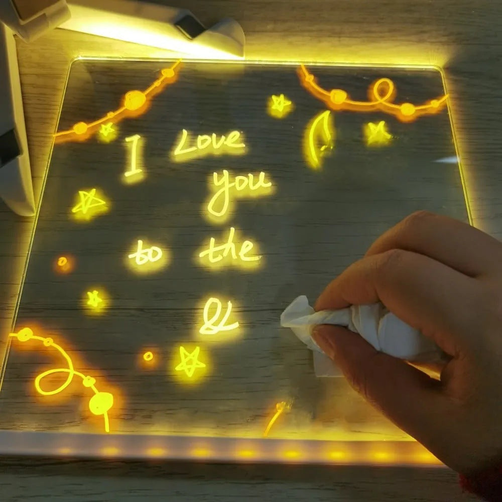 Reusable Glow Drawing Board
