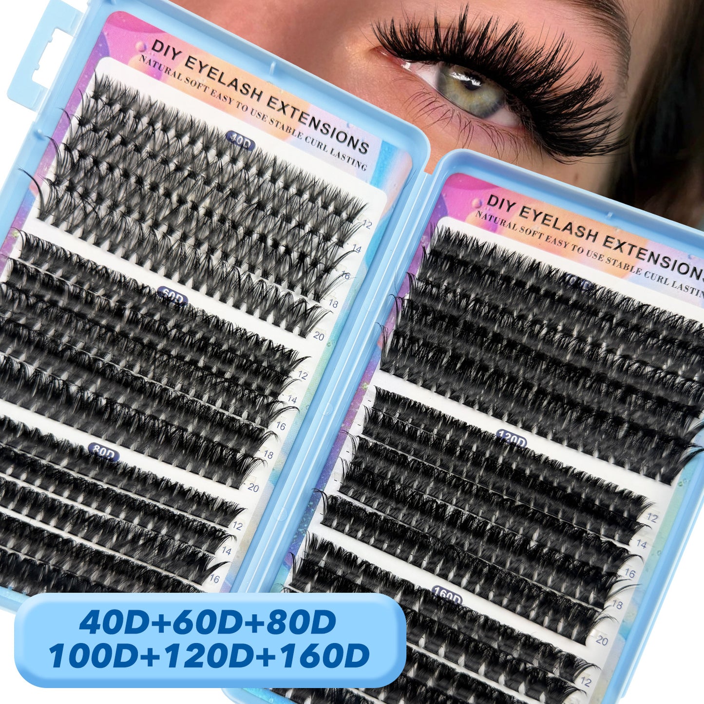 Reusable Individual False Eyelashes
