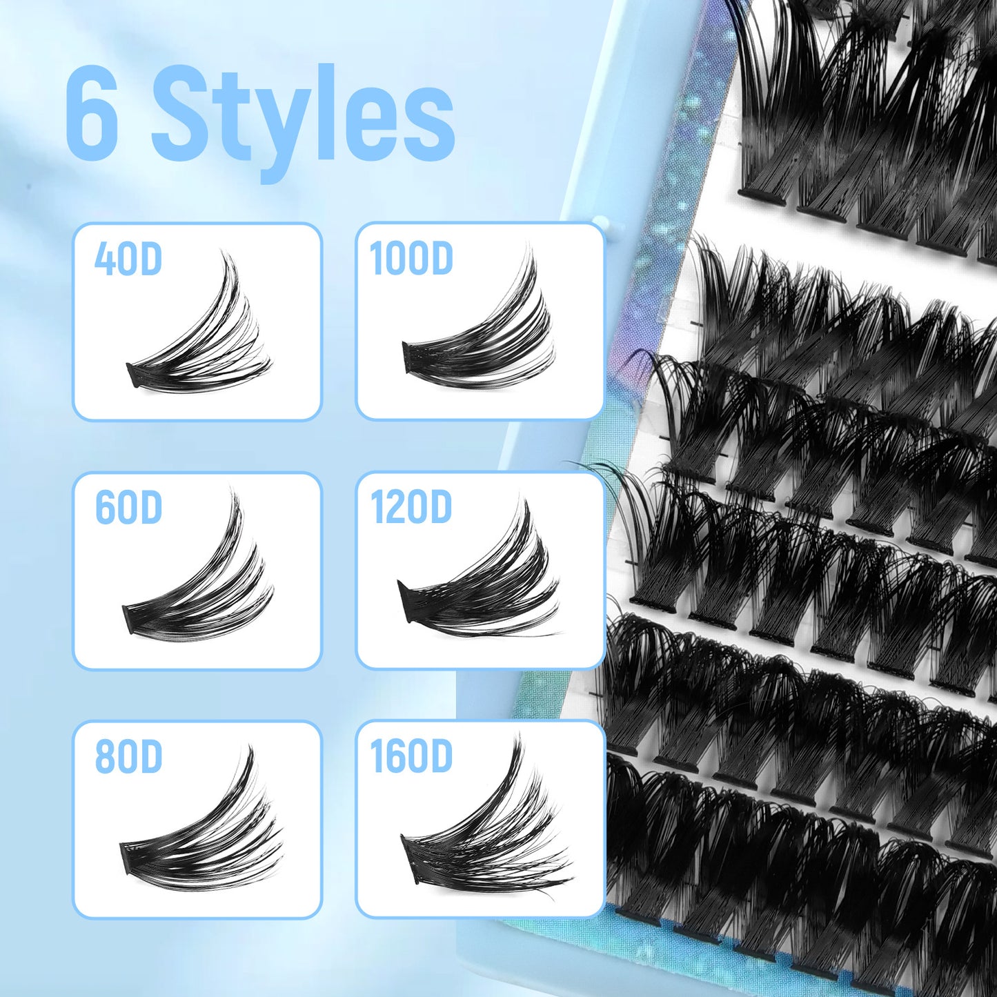 Reusable Individual False Eyelashes