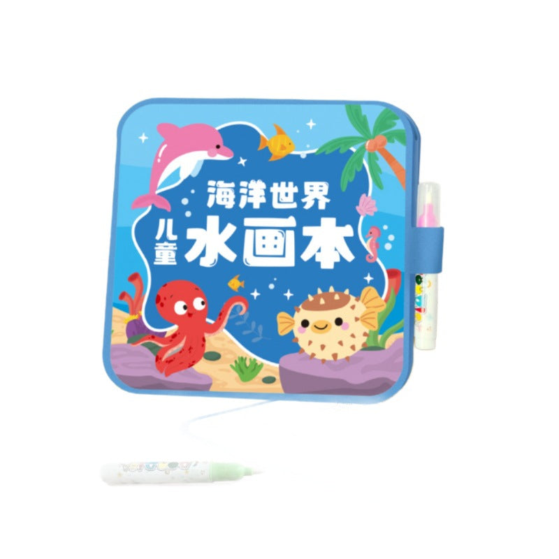 Reusable Magic Water Drawing Book for Kids