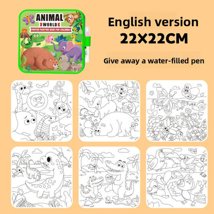 Reusable Magic Water Drawing Book for Kids