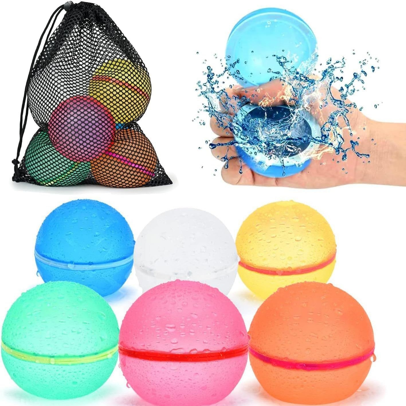 Reusable Magnetic Silicone Water Ball