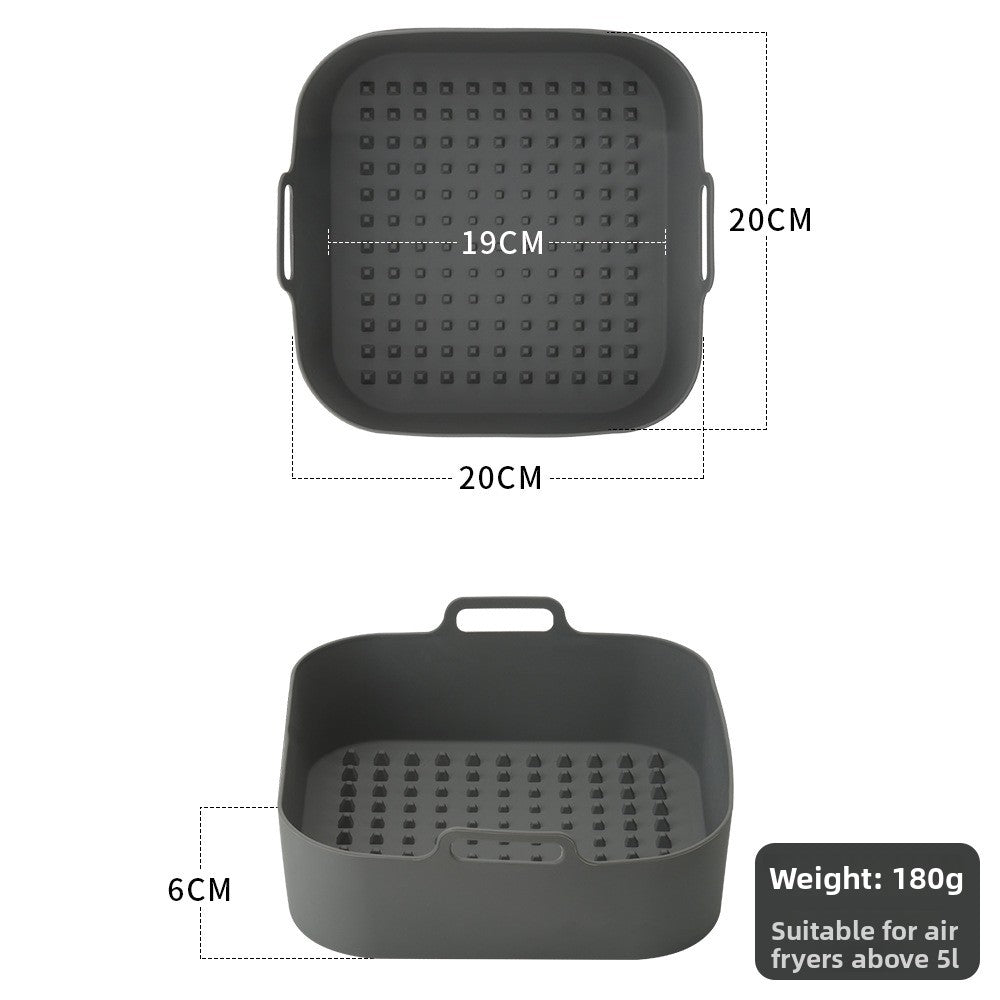 Reusable Silicone Air Fryer Baking Pan