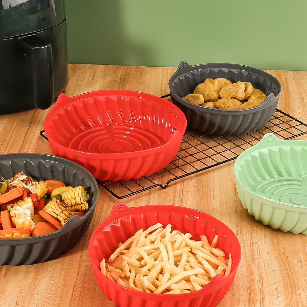 Reusable Silicone Air Fryer Baking Pan