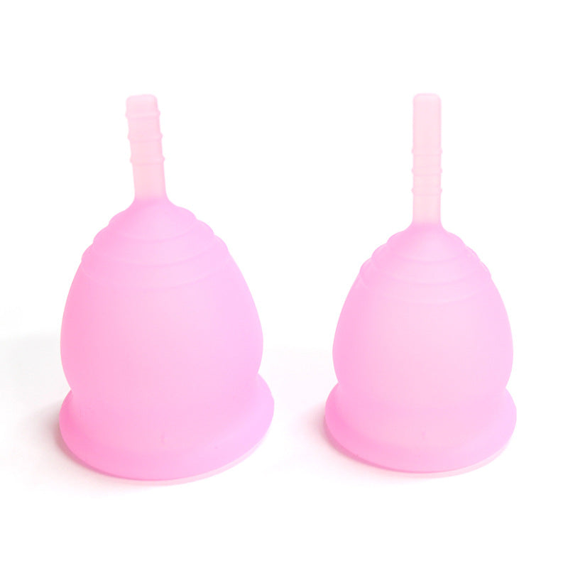 Reusable silicone menstrual cups