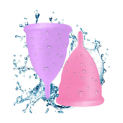 Reusable silicone menstrual cups
