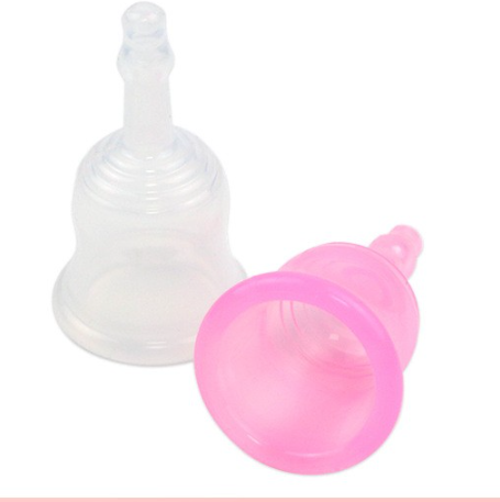 Reusable silicone menstrual cups