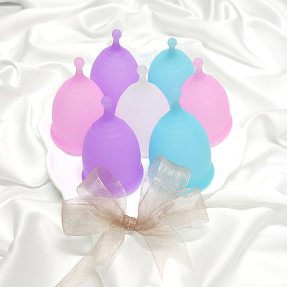Reusable silicone menstrual cups