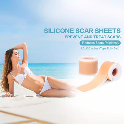 Reusable Silicone Scar Tape for Skin Repair
