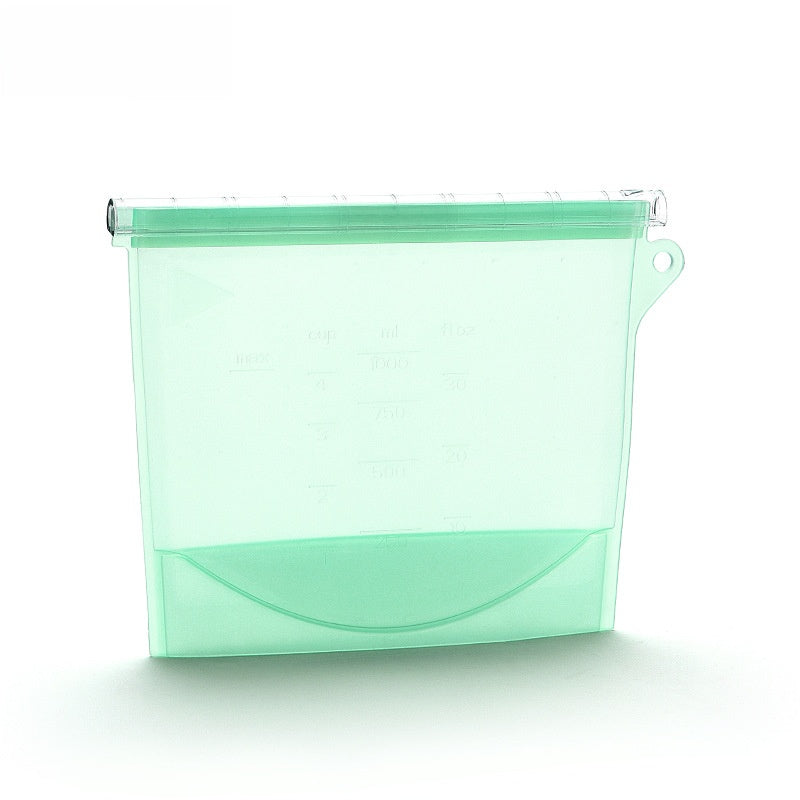 Reusable Silicone Self-Sealing Food Storage Bags