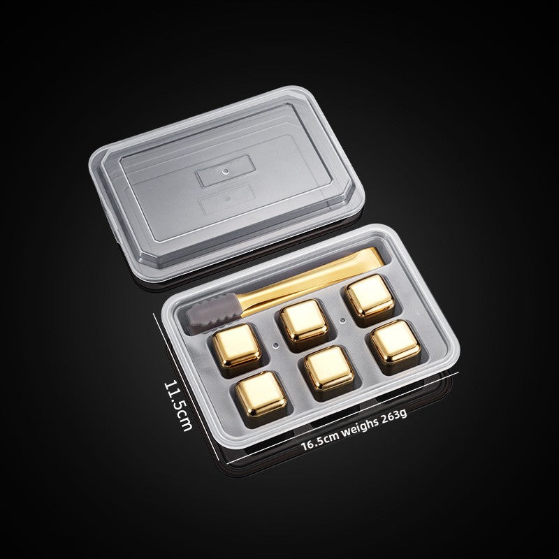 Reusable Stainless Steel Ice Cubes for Drinks