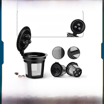 Reusable Three-Hole K Cup Coffee Capsule Filter for Ninja Dual Brew